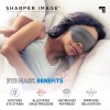SHARPER IMAGE HOT AND COLD WEIGHTED EYE MASK POLYESTER RELAXATION