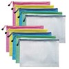10PCS A4 Zip Wallets A4 Zipped Wallets Zip Folders Extra