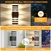 Delicavy Motion Sensor Outdoor Wall Light Fixture Up Down Porch