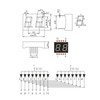 PATIKIL LED Display Digital Tube, 5 Pack Common Anode 7