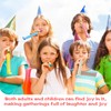 25 PCS Colorful Party Blowers, Party Whistles, for Kids Adults