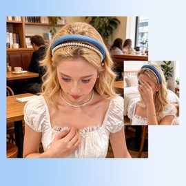Denim Non-Slip Headbands for Women No Pressure No Headache Headbands