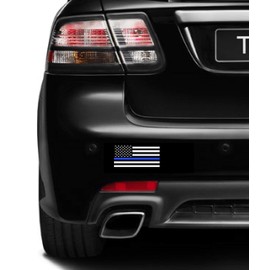 work house signs Set of 3 Thin Blue Line American Police Flag Car Magnet Magnetic Bumper Sticker