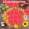 24 Pcs Prefilled Easter Heart Eggs with Toys forClassroom with