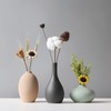 AIVAR Pottery Flower Base Vase Single Vase Nordic Stylish Set