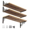 IARTOPS L Shelf Brackets for 10" - 12" Board, Floating