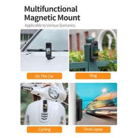Honbobo Magnetische Halterung für Insta360 X5/Ace Pro 2,für DJI Osmo Pocket 3/Osmo Action 5 Pro/Action 4 3/ GO 3S , Desktop Stand/Kamera Griff Verstellbarer Winkel