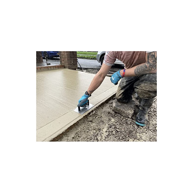 OX Tools 6 x 7 Extra-Wide Concrete Edger, 3/8 in