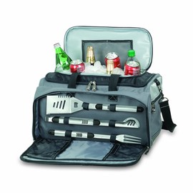 ONIVA - a Picnic Time Brand Buccaneer All-In-One Tailgating BBQ Grill/Cooler Set