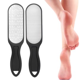 Raspador Corneal de Doble Faz, Archivo de Pie de Acero Inoxidable, Eliminación Corneal sin Esfuerzo en Los Pies, Pedicura y Pedicura para Pies