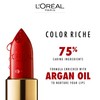 L'Oréal Paris Color Riche Satin Smooth Lipstick, Moisturising Pure Pigment