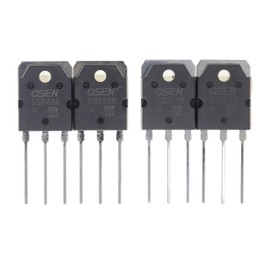 2 Pairs SSB688 (B688 2SB688) + SSD718 (D718 2SD718) NPN PNP Silicon Power Transistor TO-3PN 120V 10A 100W hFE:80-160