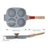RANX INGST Ceramic Egg Frying Pan with Lid, Nonstick 4