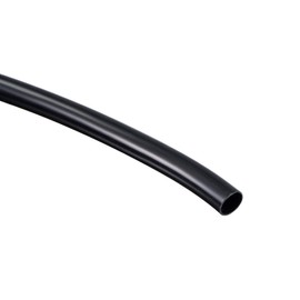 sourcing map Black PVC Tube Wire Harness Tubing, 1/4-inch(6mm) ID 10ft Sleeve for Wire Sheathing Wire Protection
