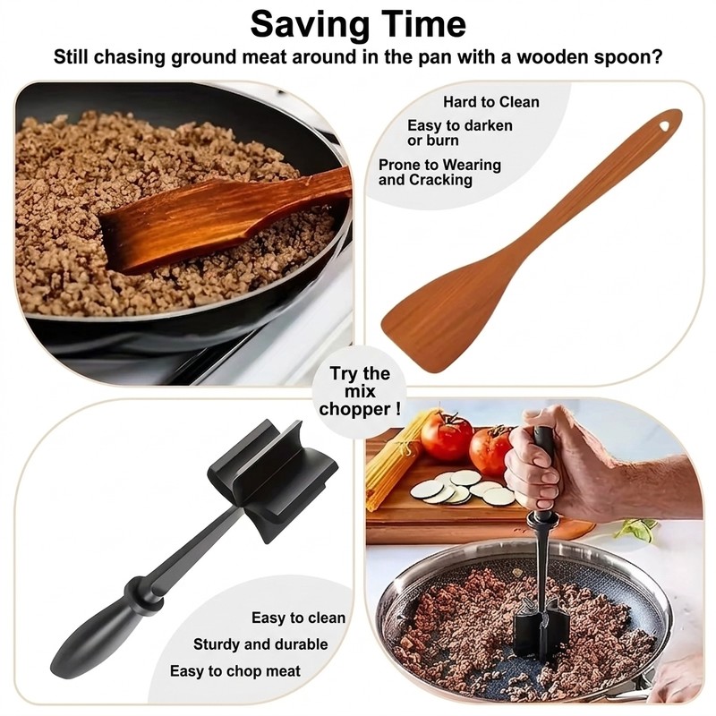 Handheld Meat Grinder for Chopping & Mincing – Compact Kitchen