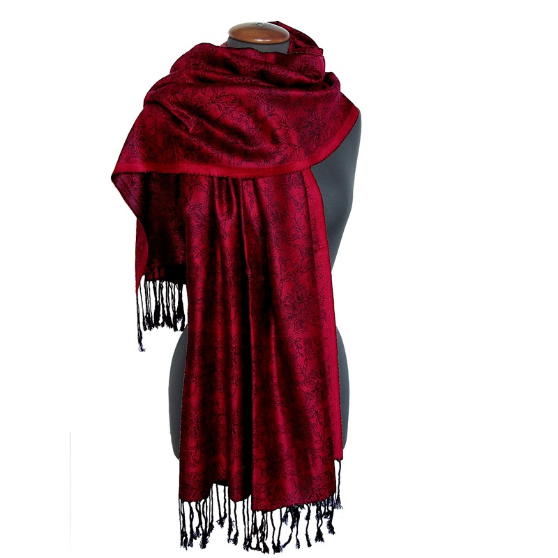 Nella-Mode Elegant & Elegant Scarf Stole Floral Pattern Many Colours,