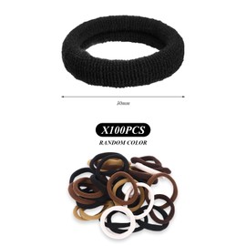 100 Pieces Of Elastic Hair Ropes, Mini Hair Ropes, Durable Hair Ropes, Hair Fixing Tools, Hair Styling Accessories