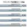 Pentel GraphGear 500 Mechanical Pencil, 0.5 mm, PG515, Silver