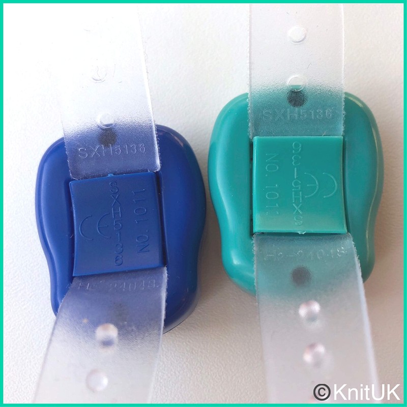 KnitUK Tally Counter - LED Backlight. Pack of 2. Teal