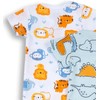 Chicco, Set of 4 Baby Boys Bodysuits Short Sleeve 100%