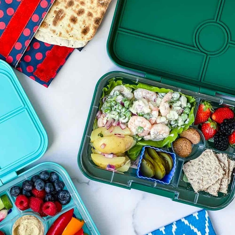 Yumbox Lunch Box Tapas 4 Compartment, Seville Purple (Rainbow)