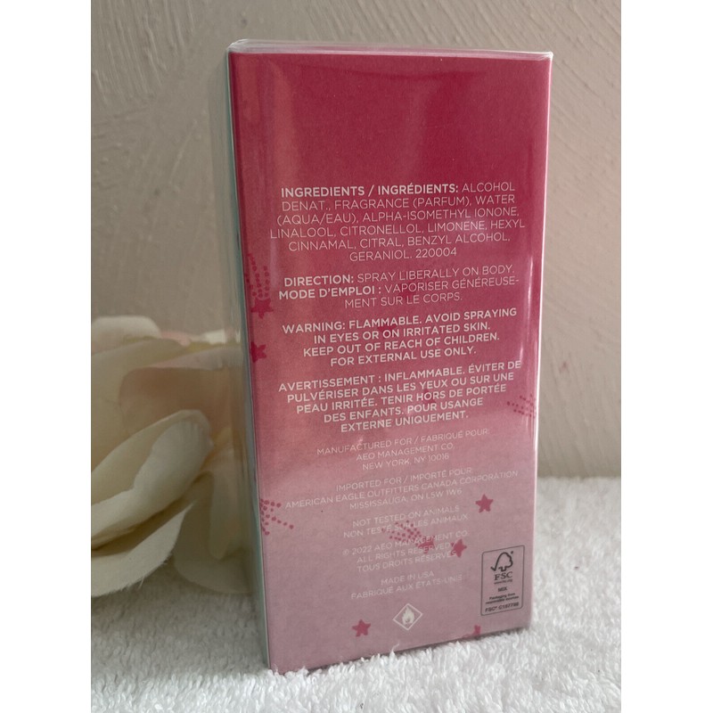 American Eagle AURA 2.5 Fl. Oz. EAU De Parfum Perfume