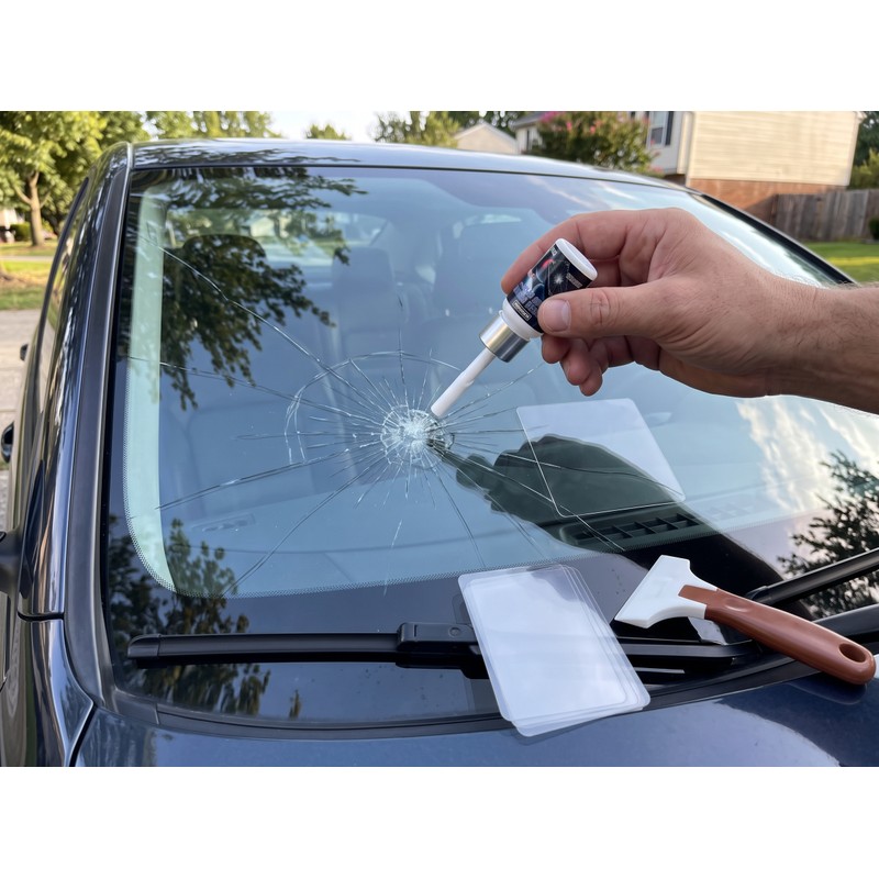 Windshield Crack Repair Kit for DIY Auto Glass Care –