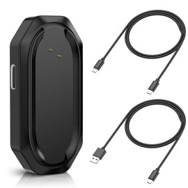 BLIKEJIN Charging Dock for Insta360 Go 3S/ Go 3 Replacement Charger (2 Cables USB-A and Type-C)