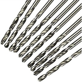 10 Pcs Metric Drill Bits Micro Wear Resistance Straight Shank Drill Bits 0.3mm-0.9mm