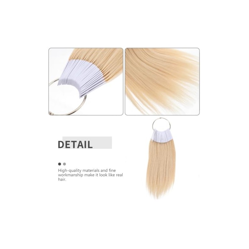 Tablas De Color De Cabello Humano Real Anillo De Muestras