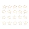 100 Pcs Paper Clips Portable Small Anti Slip Cute Star