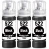 For Epson T522 Black Ink Bottle Compatible with Epson EcoTank