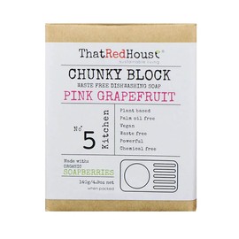 That Red House Pink Grapefruit Chunky Block Dishwashing Soap 140 g