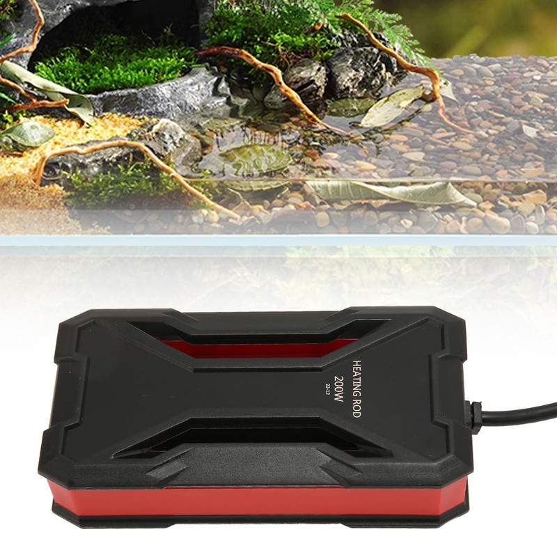 200W Aquarium Small Quartz Heater Thermostatic Low Water Level Fish