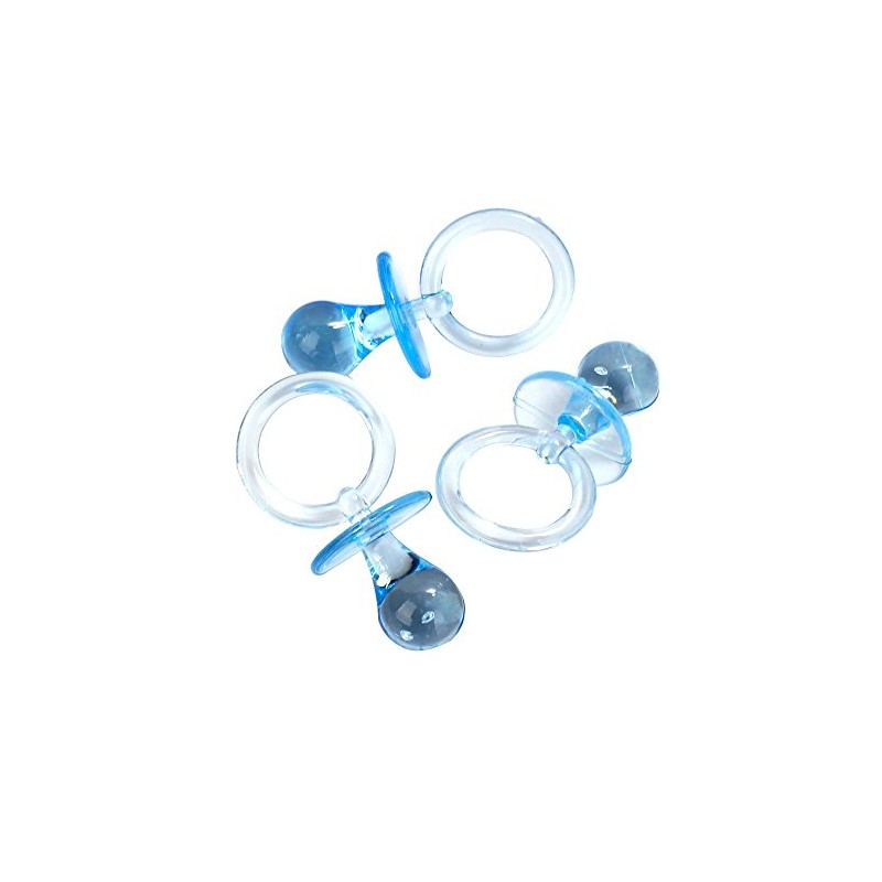 Tytroy Blue Acrylic Pacifier Baby Shower Party Favors Table Scatter