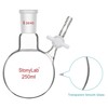 stonylab Reaction Flask, Borosilicate Glass Single-Neck Reaction Flask with 24/40