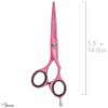 JAGUAR Pastel Plus Candy Crane 5.5 Inch Hairdressing Scissors Ergonomic