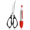Jasni Fish pattern Powerful kitchen scissors professional Heavy Duty Multi-Purpose