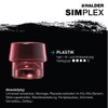 Halder 3106030" Simplex Plastic Soft-Face Mallet, Multi-Colour, 30 mm