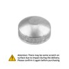 QWORK Fence Post Cap, 2-3/8" Chain Link Round End Cap