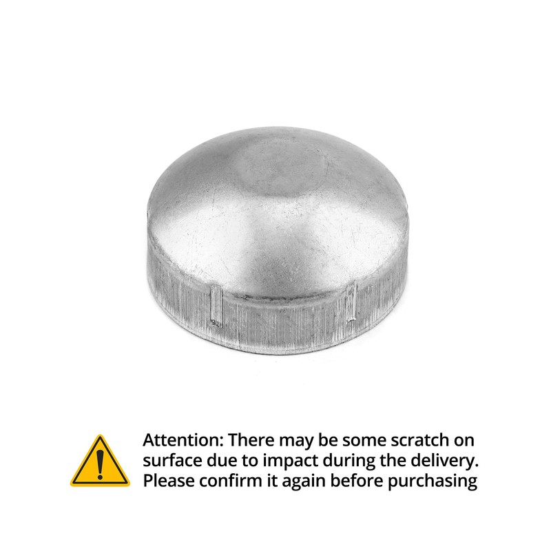 QWORK Fence Post Cap, 2-3/8" Chain Link Round End Cap