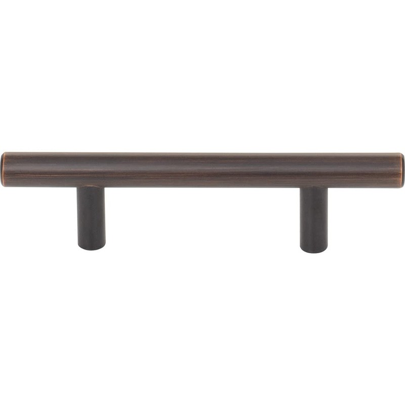 Elements 3" Center-to-Center Dark Brushed Bronze Naples Cabinet Bar Pull