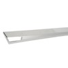 Front Bumper Lower Chrome Trim ABS Side Molding Strips Replacement