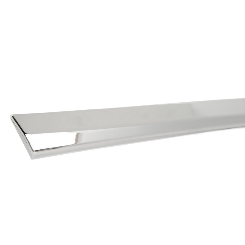 Front Bumper Lower Chrome Trim ABS Side Molding Strips Replacement