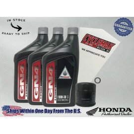 Cyclemax Standard 10W-30 Oil Change Kit fits 2013-2023 Honda CB500F