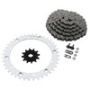 Chain & Silver Sprocket for Yamaha Blaster 200 YFS200 2003-2006