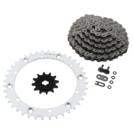 Chain & Silver Sprocket for Yamaha Blaster 200 YFS200 2003-2006 O-Ring 12/40 92L