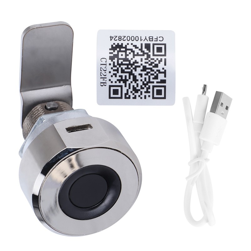 Bluetooth Fingerprint APP Lock Set Zinc Alloy Furniture Drawer Lock