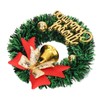10PCS Dollhouse Christmas Wreaths Simulation Plastic Garland Model for 1/12