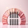 10Pcs Black Double-sided Sponge Eyeshadow Brush Mini Stick Brushes Travel